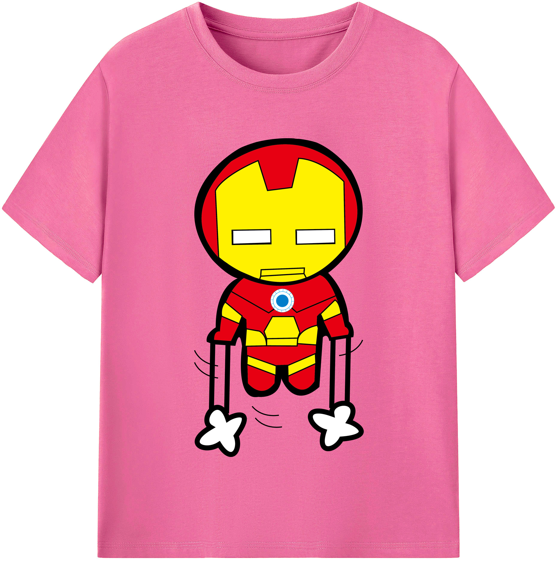 （画像用） アベンジャーズ The Avengers レディースカジュアルプリントTシャツ（綿100％）